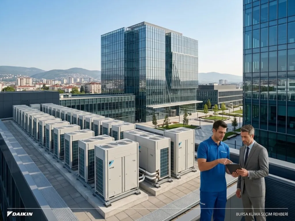 Bursa İşletmeleri İçin Daikin VRV/VRF Merkezi İklimlendirme Sistemlerinin Avantajları